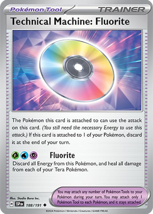 Technical Machine: Fluorite (188/191) [Scarlet & Violet: Surging Sparks] | Good Games Modbury