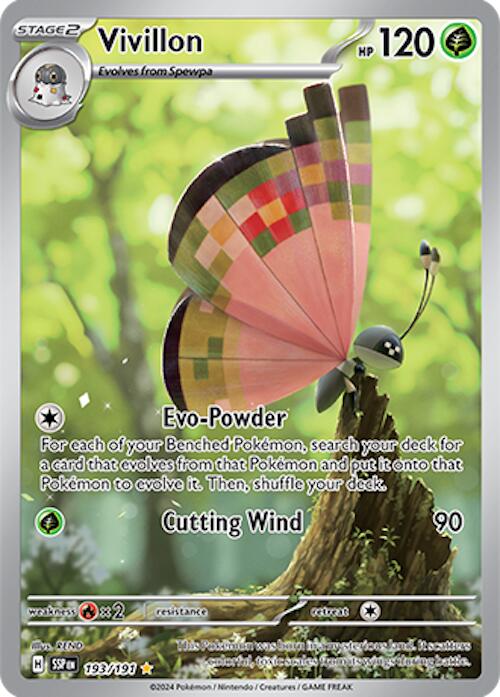 Vivillon (193/191) [Scarlet & Violet: Surging Sparks] | Good Games Modbury