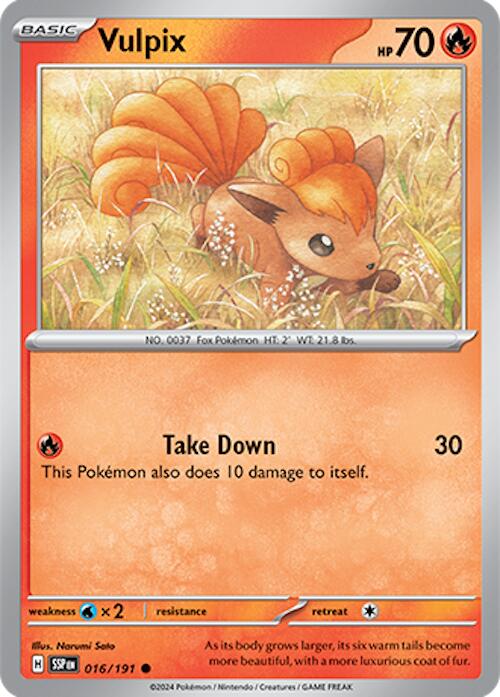 Vulpix (016/191) [Scarlet & Violet: Surging Sparks] | Good Games Modbury