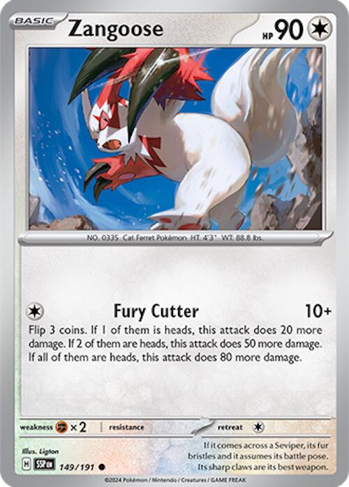 Zangoose (149/191) [Scarlet & Violet: Surging Sparks] | Good Games Modbury