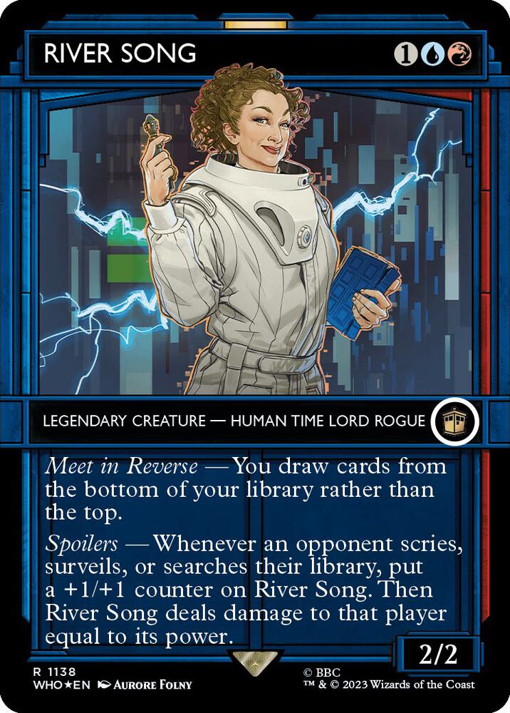 River Song 1138/331 (Universes Beyond: Doctor Who)  - Showcase Surge Foil | Good Games Modbury