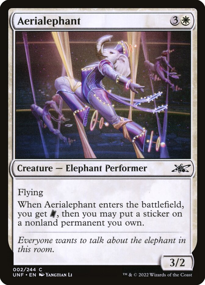 Aerialephant 2/244 (Unfinity)  - Foil | Good Games Modbury