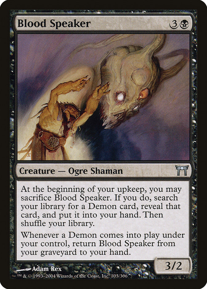 Blood Speaker 103 (Champions of Kamigawa)  - Foil | Good Games Modbury