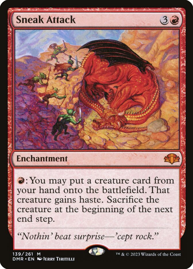Sneak Attack 139/261 (Dominaria Remastered)  | Good Games Modbury
