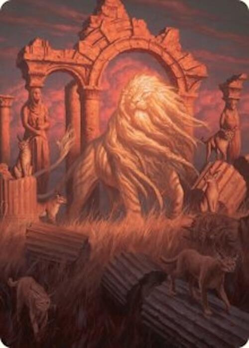 Arahbo, the First Fang Art Card (26/54) [Foundations Art Series] | Good Games Modbury