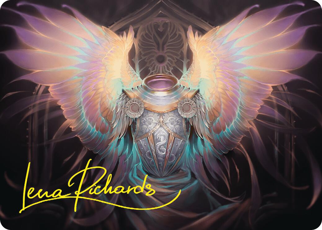 Celestial Armor Art Card (2/54) (Gold-Stamped Signature) [Foundations Art Series] | Good Games Modbury