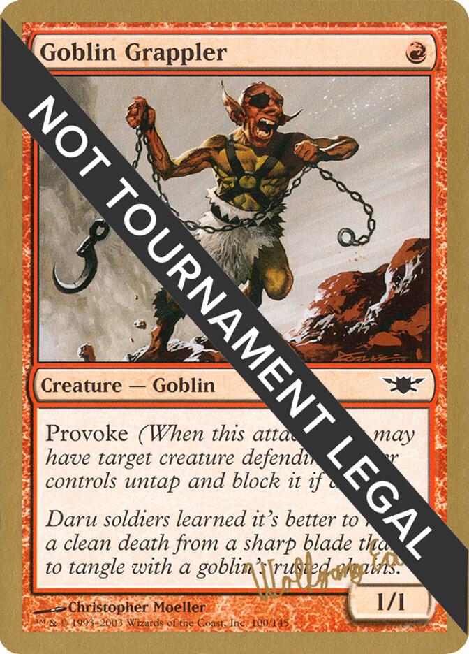 Goblin Grappler 2003 Wolfgang Eder LGN we100/142 (World Championship Decks)  | Good Games Modbury