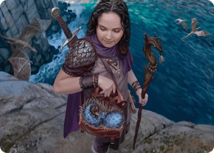 Drake Hatcher Art Card (5/54) [Foundations Art Series] | Good Games Modbury