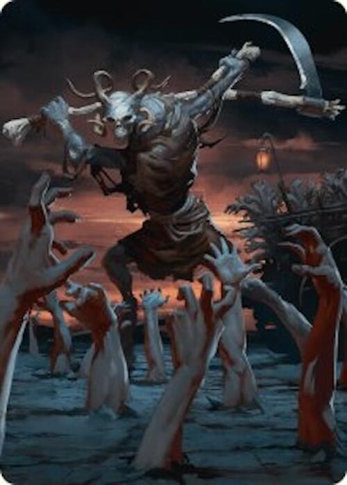 Abyssal Harvester Art Card (34/54) [Foundations Art Series] | Good Games Modbury