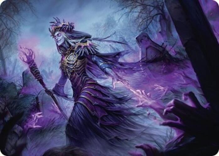 Zul Ashur, Lich Lord Art Card (10/54) [Foundations Art Series] | Good Games Modbury