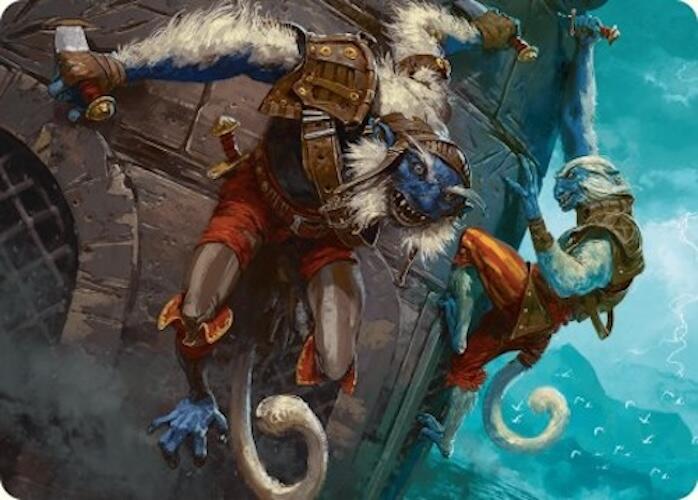 Goblin Boarders Art Card (11/54) [Foundations Art Series] | Good Games Modbury