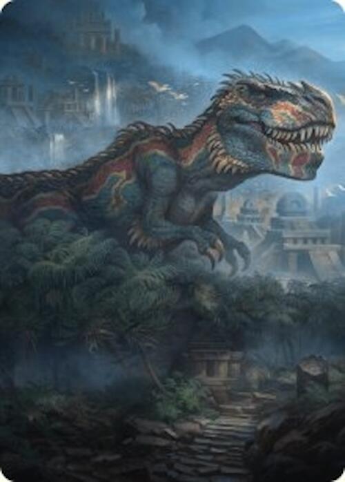 Ghalta, Primal Hunger Art Card (41/54) [Foundations Art Series] | Good Games Modbury