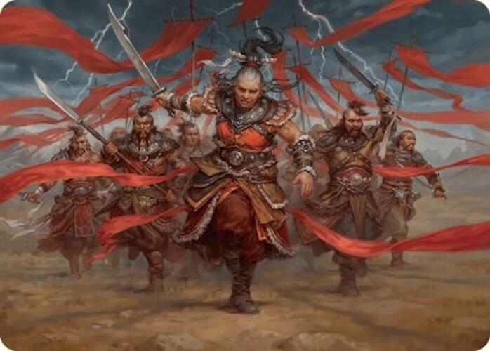 Alesha, Who Laughs at Fate Art Card (14/54) [Foundations Art Series] | Good Games Modbury