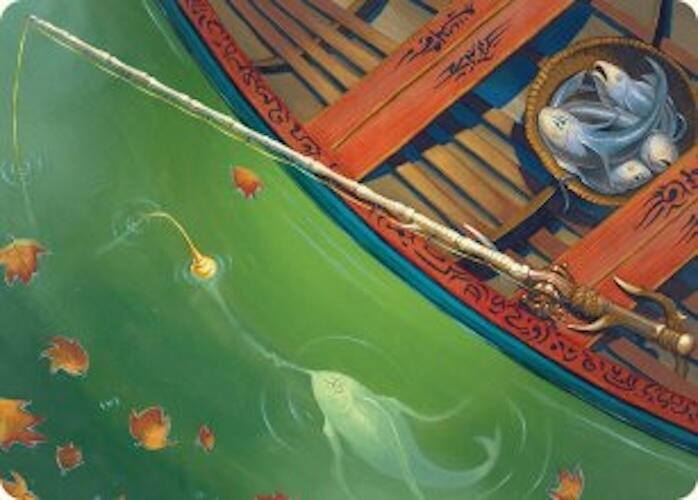 Fishing Pole Art Card (18/54) [Foundations Art Series] | Good Games Modbury