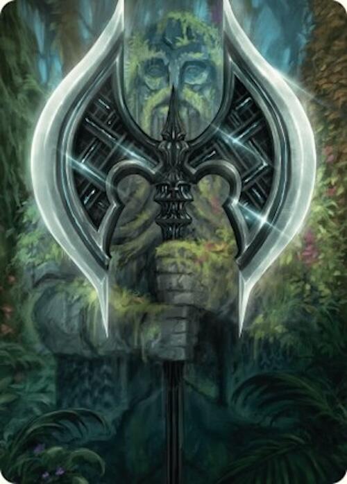 Leyline Axe Art Card (18/54) [Foundations Art Series] | Good Games Modbury