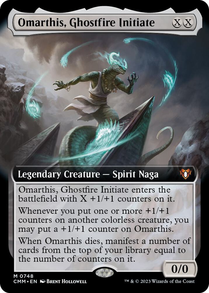Omarthis, Ghostfire Initiate 748/451 (Commander Masters)  - Extended Art | Good Games Modbury