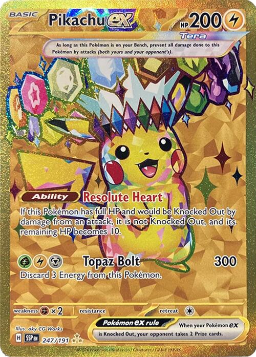 Pikachu ex (247/191) [Scarlet & Violet: Surging Sparks] | Good Games Modbury