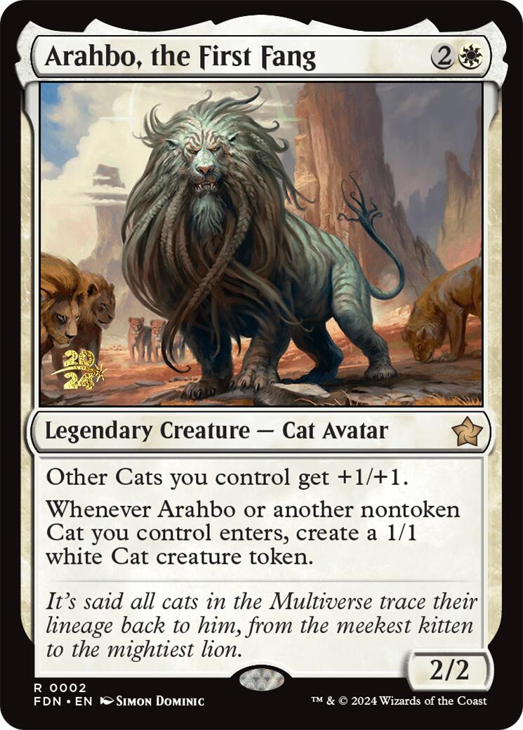 Arahbo, the First Fang [Foundations Prerelease Promos] | Good Games Modbury