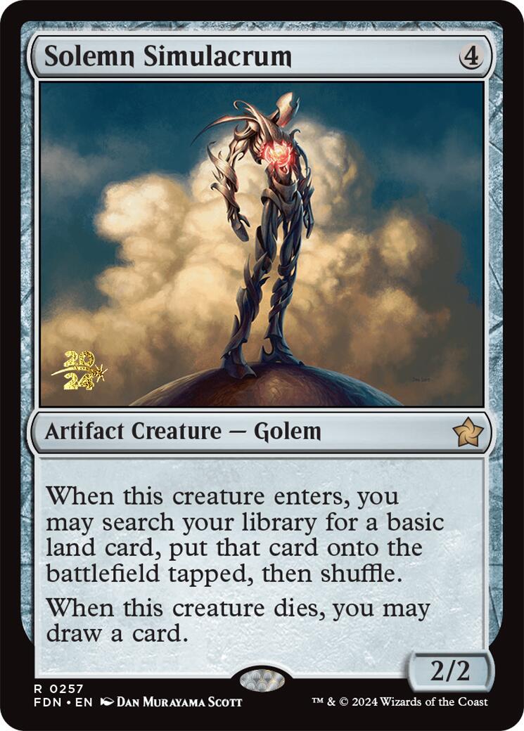 Solemn Simulacrum [Foundations Prerelease Promos] | Good Games Modbury