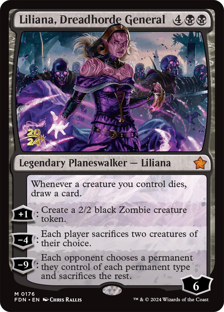 Liliana, Dreadhorde General [Foundations Prerelease Promos] | Good Games Modbury