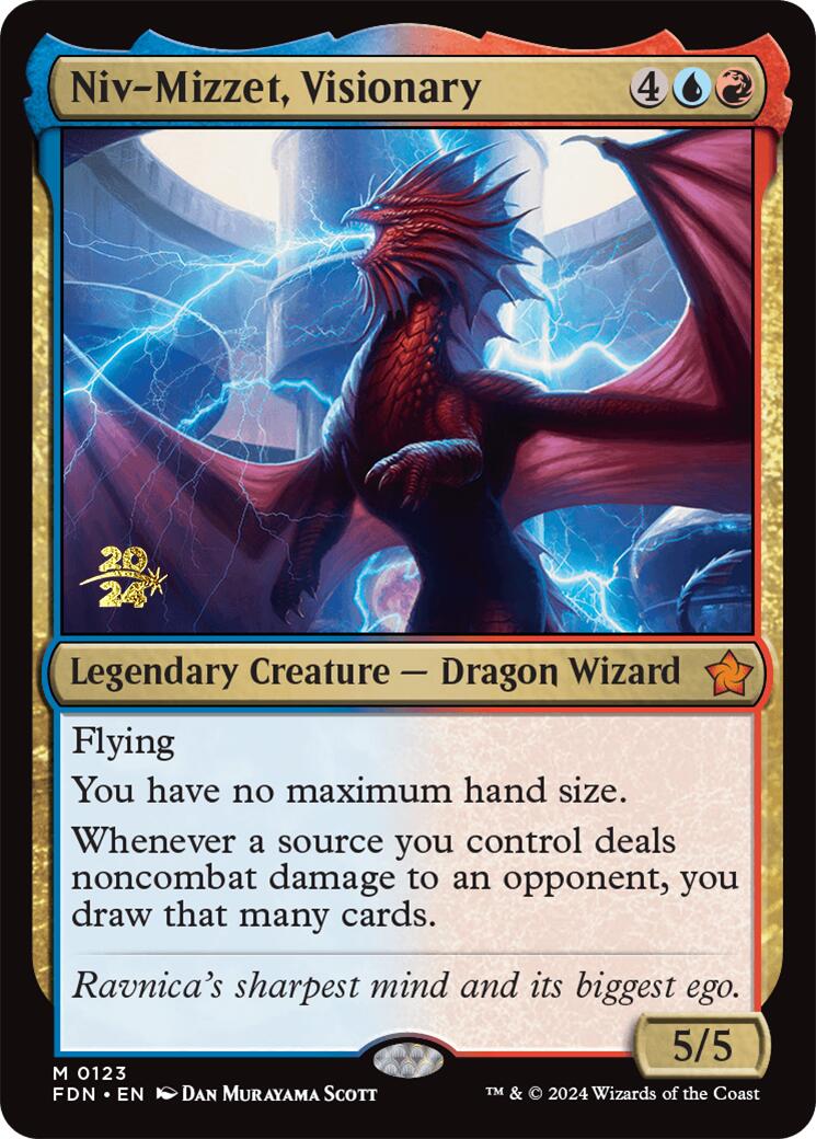 Niv-Mizzet, Visionary [Foundations Prerelease Promos] | Good Games Modbury