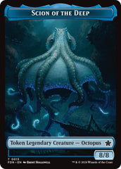Scion of the Deep // Koma's Coil Doubled-Sided Token [Foundations Tokens] | Good Games Modbury