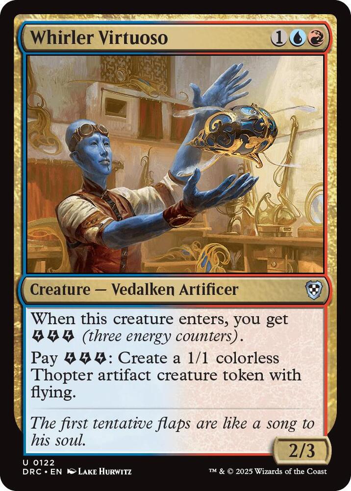 Whirler Virtuoso 122 (Commander: Aetherdrift)  | Good Games Modbury