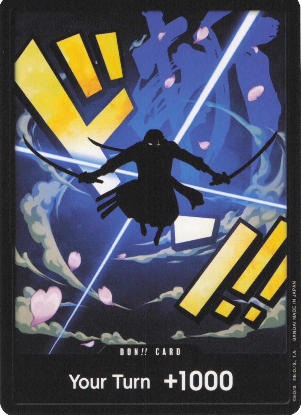 DON!! Card (Zoro) [Premium Booster -The Best-] | Good Games Modbury