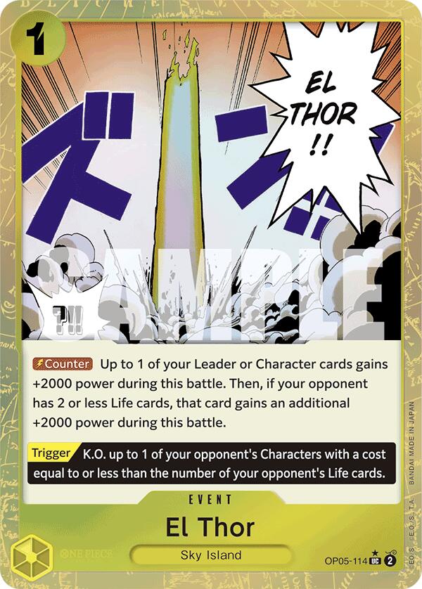 El Thor (Textured Foil) [Premium Booster -The Best-] | Good Games Modbury
