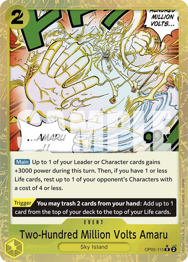 Two-Hundred Million Volts Amaru (Textured Foil) [Premium Booster -The Best-] | Good Games Modbury