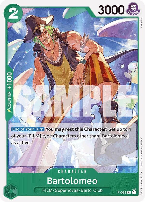 Bartolomeo (P-029) (Reprint) [Premium Booster -The Best-] | Good Games Modbury