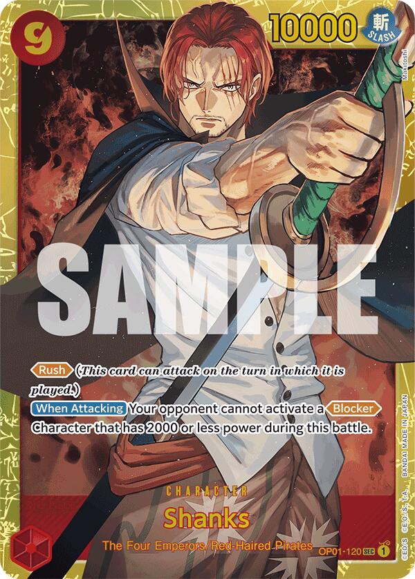 Shanks (OP01-120) (Reprint) [Premium Booster -The Best-] | Good Games Modbury