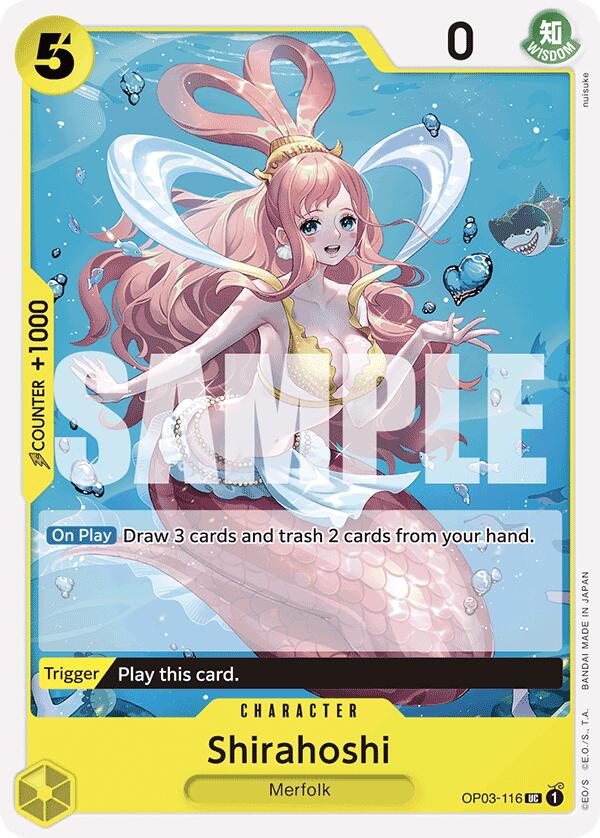 Shirahoshi (OP03-116) (Reprint) [Premium Booster -The Best-] | Good Games Modbury