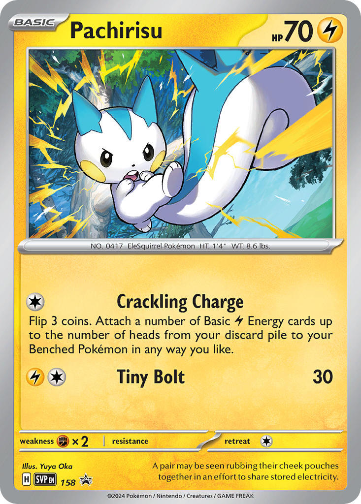 Pachirisu (158) [Scarlet & Violet: Black Star Promos] | Good Games Modbury