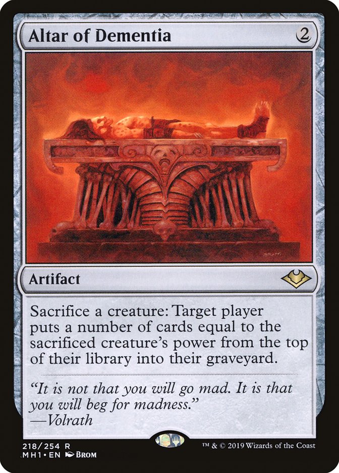 Altar of Dementia 218 (Modern Horizons)  | Good Games Modbury