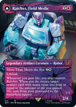 Ratchet Field Medic Shattered Glass 17 (Universes Beyond: Transformers)  - Foil | Good Games Modbury