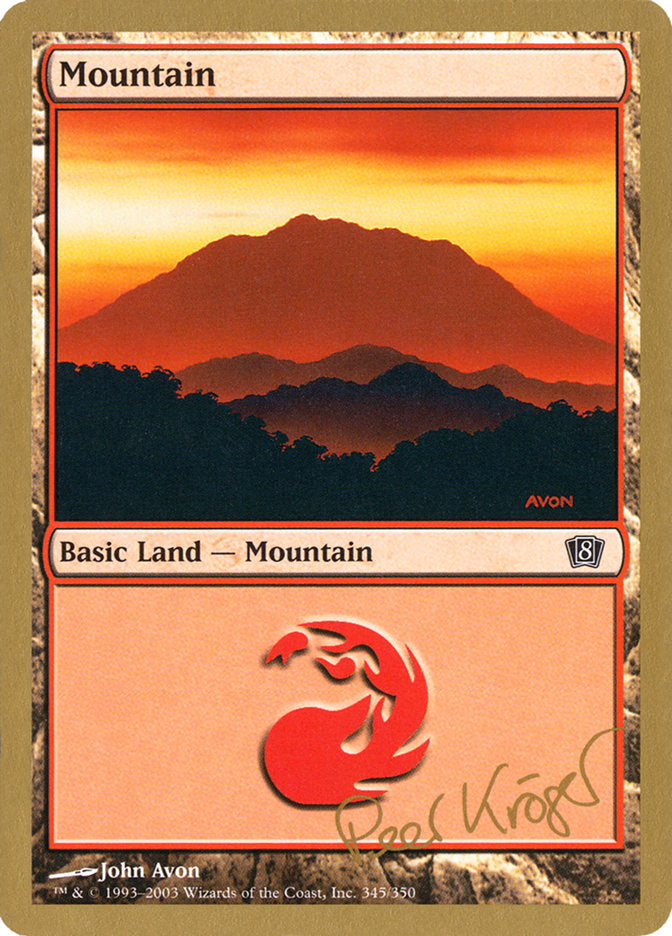 Mountain (pk345) (Peer Kroger) [World Championship Decks 2003] | Good Games Modbury