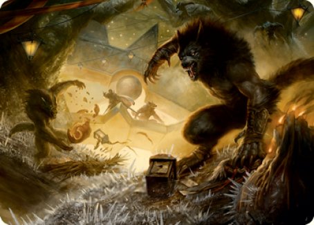 Storm the Festival Art Card [Innistrad: Midnight Hunt Art Series] | Good Games Modbury