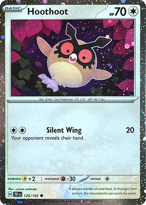 Hoothoot (126/162) (Cosmos Holo) [Scarlet & Violet Promo Cards] | Good Games Modbury