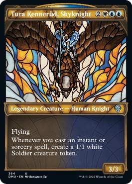 Tura Kennerud Skyknight Textured Foil 364/281 (Dominaria United)  - Foil | Good Games Modbury