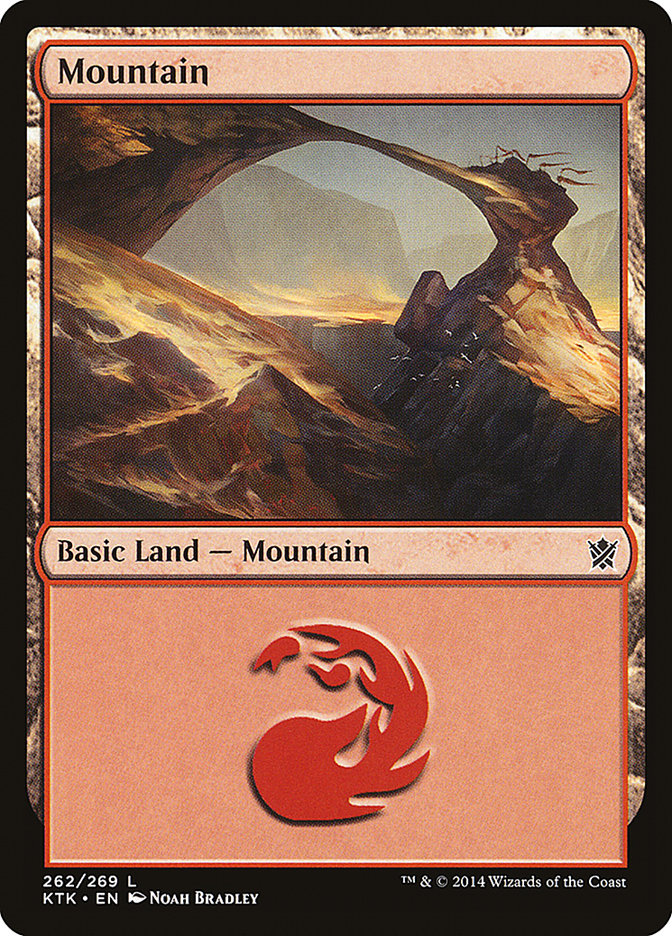 Mountain (262) [Khans of Tarkir] | Good Games Modbury