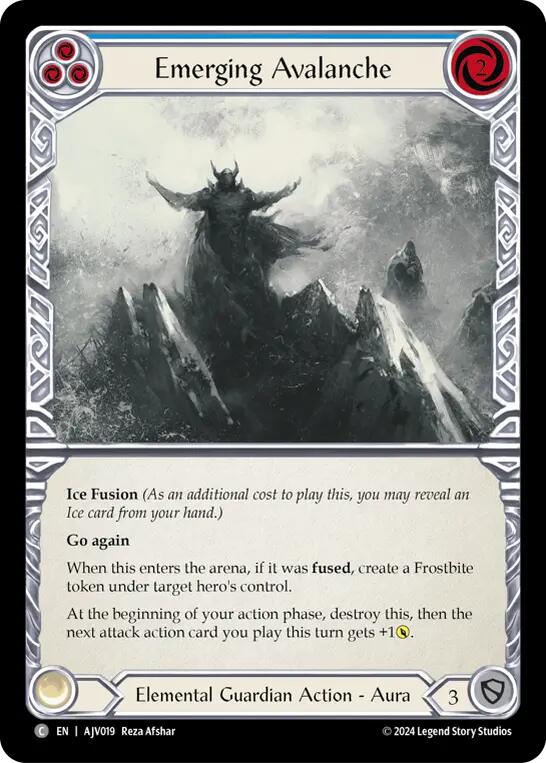 Emerging Avalanche (Blue) [AJV019] (Armory Deck: Jarl Vetreidi) | Good Games Modbury