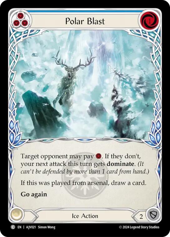 Polar Blast (Blue) [AJV021] (Armory Deck: Jarl Vetreidi) | Good Games Modbury