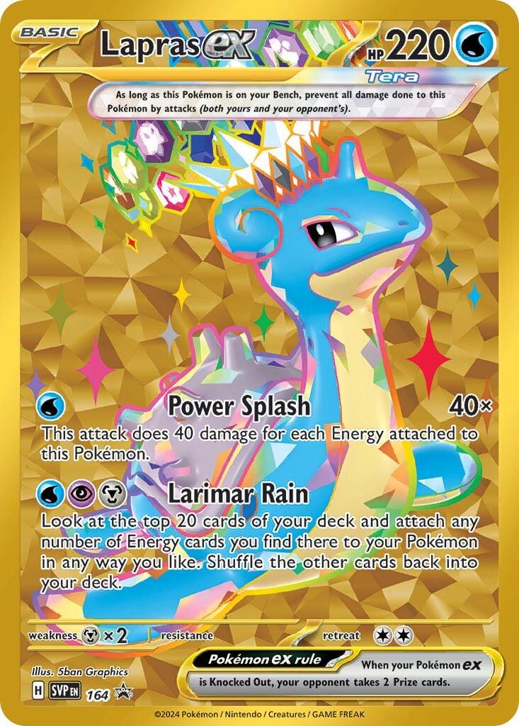 Lapras ex (164) [Scarlet & Violet: Black Star Promos] | Good Games Modbury