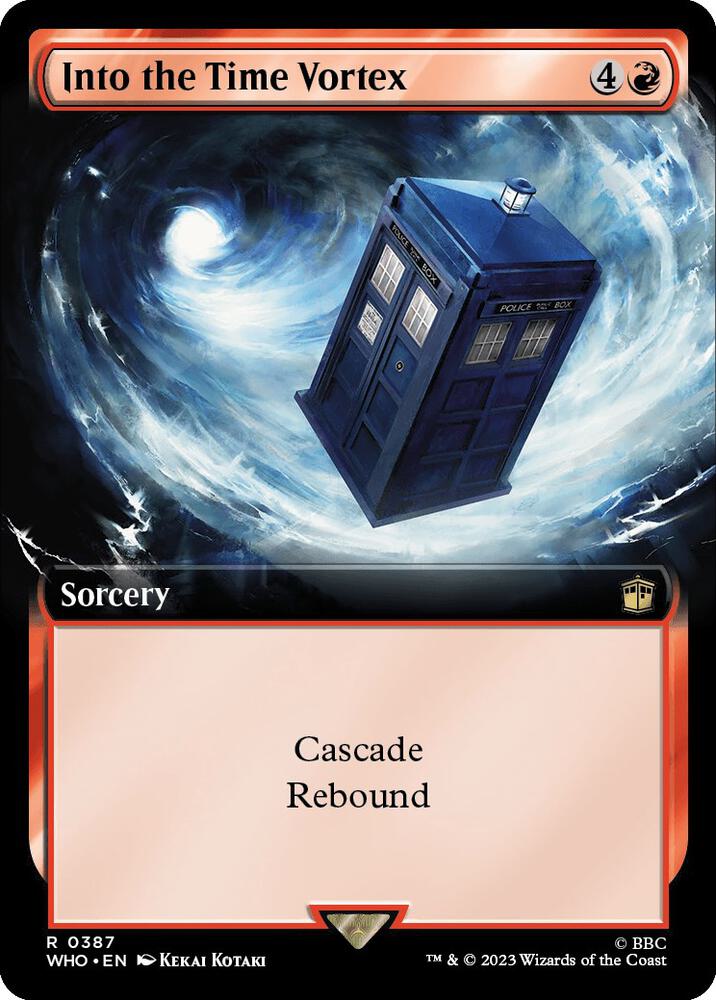 Into the Time Vortex 387/331 (Universes Beyond: Doctor Who)  - Extended Art | Good Games Modbury