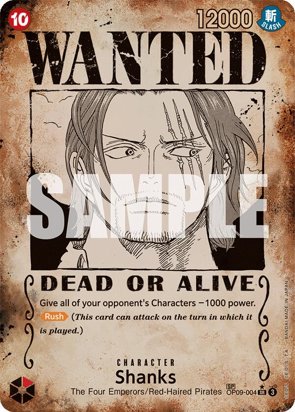 Shanks (Wanted Poster) [Emperors in the New World] | Good Games Modbury