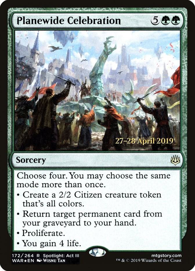 Planewide Celebration 172s/176 (Prerelease Cards)  - Foil | Good Games Modbury