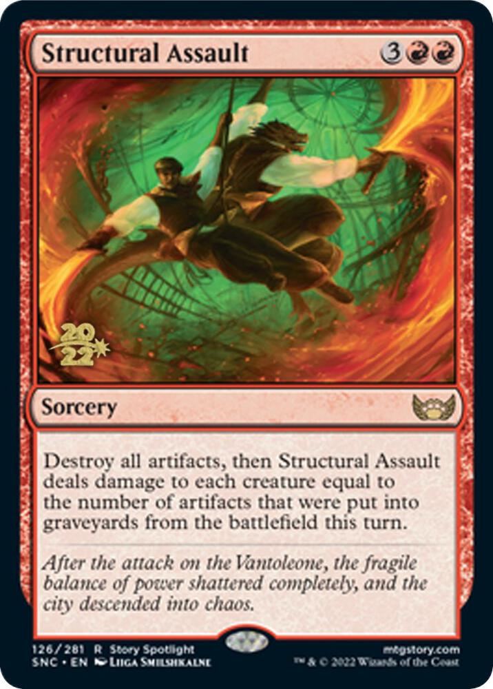 Structural Assault 126s/161 (Prerelease Cards)  - Foil | Good Games Modbury