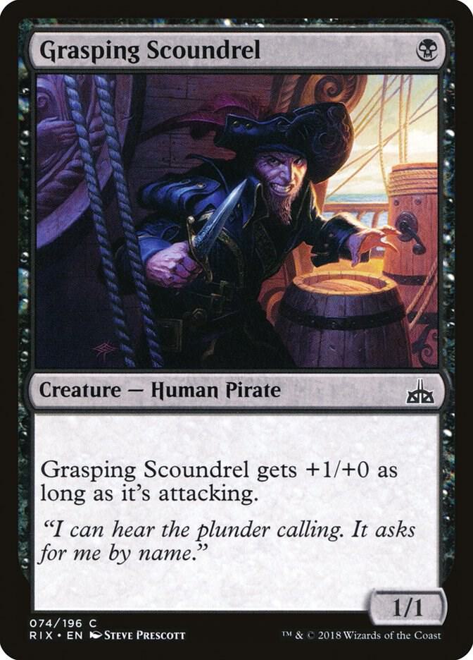 Grasping Scoundrel 74/196 (Rivals of Ixalan)  | Good Games Modbury