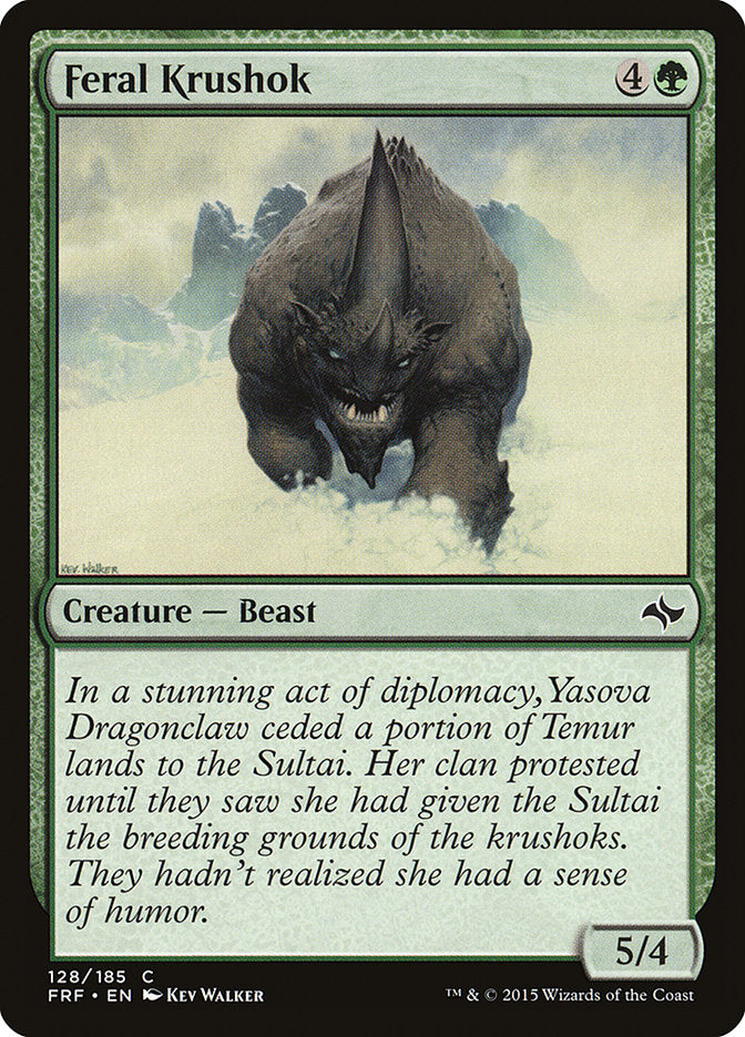 Feral Krushok 128/185 (Fate Reforged)  | Good Games Modbury